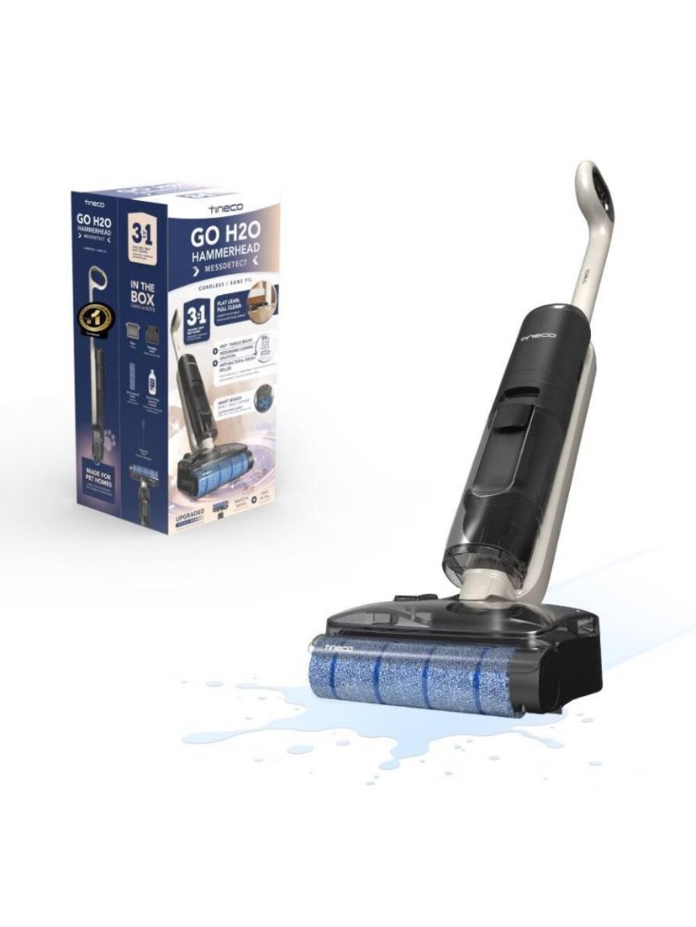 Tineco GO Cordless Wet Dry Vacuum and Mop
